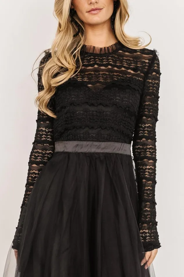 Baltic Born Tulle Styles Lonnie Tulle Dress Black 8211 Women Baltic Born Tulle Styles Lonnie Tulle Dress Black 8211 Women