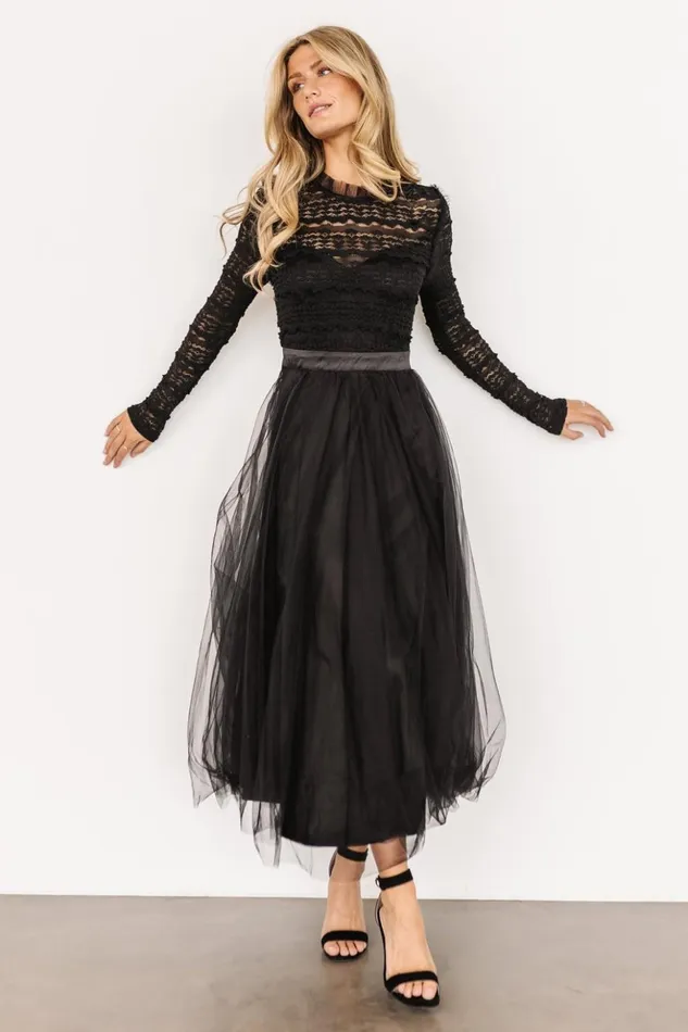 Baltic Born Tulle Styles Lonnie Tulle Dress Black 8211 Women Baltic Born Tulle Styles Lonnie Tulle Dress Black 8211 Women