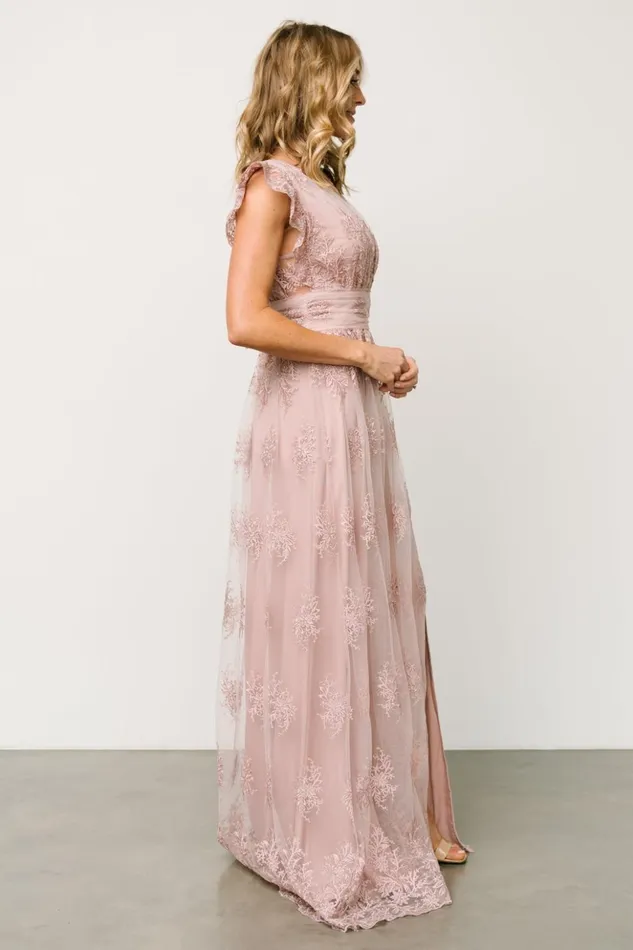 Baltic Born Tulle Styles Rhea Tulle Maxi Dress Dusty Rose 8211 Women Baltic Born Tulle Styles Rhea Tulle Maxi Dress Dusty Rose 8211 Women