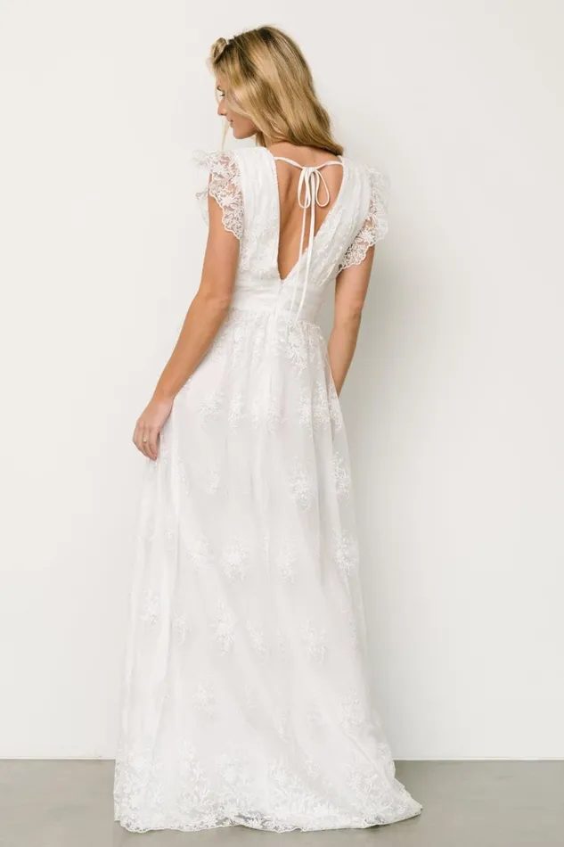 Baltic Born Tulle Styles Rhea Tulle Maxi Dress Off White 8211 Women Baltic Born Tulle Styles Rhea Tulle Maxi Dress Off White 8211 Women