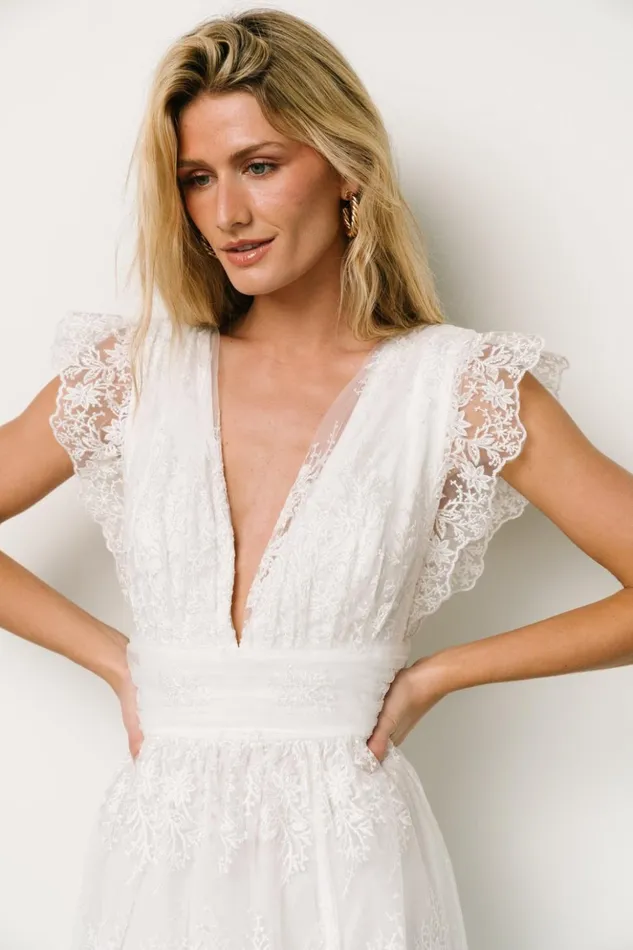 Baltic Born Tulle Styles Rhea Tulle Maxi Dress Off White 8211 Women Baltic Born Tulle Styles Rhea Tulle Maxi Dress Off White 8211 Women
