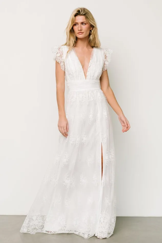 Baltic Born Tulle Styles Rhea Tulle Maxi Dress Off White 8211 Women Baltic Born Tulle Styles Rhea Tulle Maxi Dress Off White 8211 Women