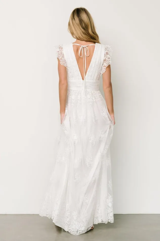 Baltic Born Tulle Styles Rhea Tulle Maxi Dress Off White 8211 Women Baltic Born Tulle Styles Rhea Tulle Maxi Dress Off White 8211 Women