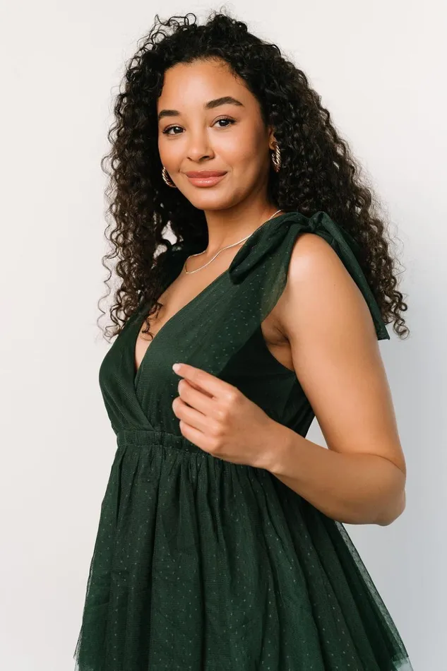 Baltic Born Tulle Styles Tessa Tiered Tulle Tank Dress Dark Green 8211 Women Baltic Born Tulle Styles Tessa Tiered Tulle Tank Dress Dark Green 8211 Women