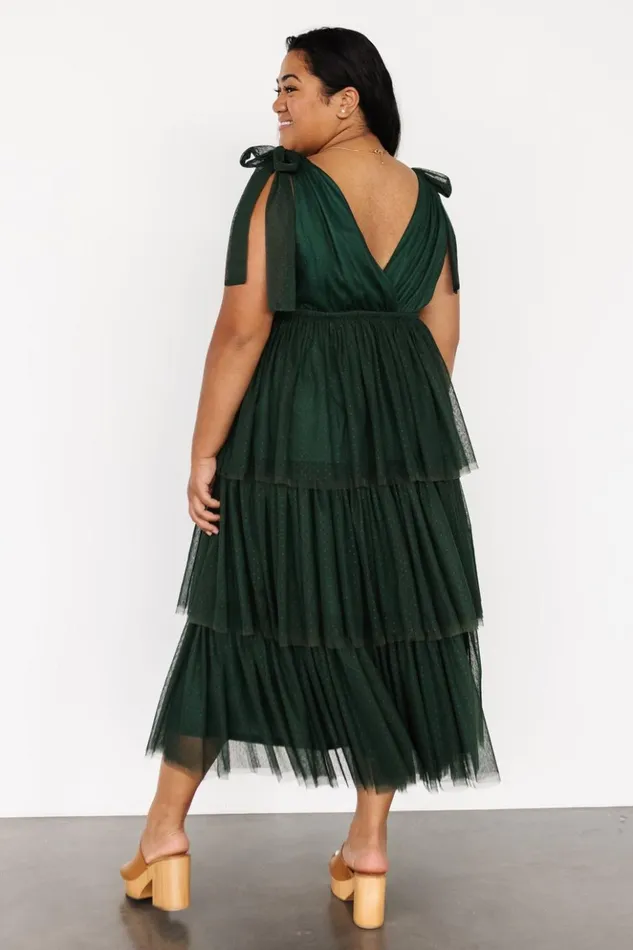 Baltic Born Tulle Styles Tessa Tiered Tulle Tank Dress Dark Green 8211 Women Baltic Born Tulle Styles Tessa Tiered Tulle Tank Dress Dark Green 8211 Women