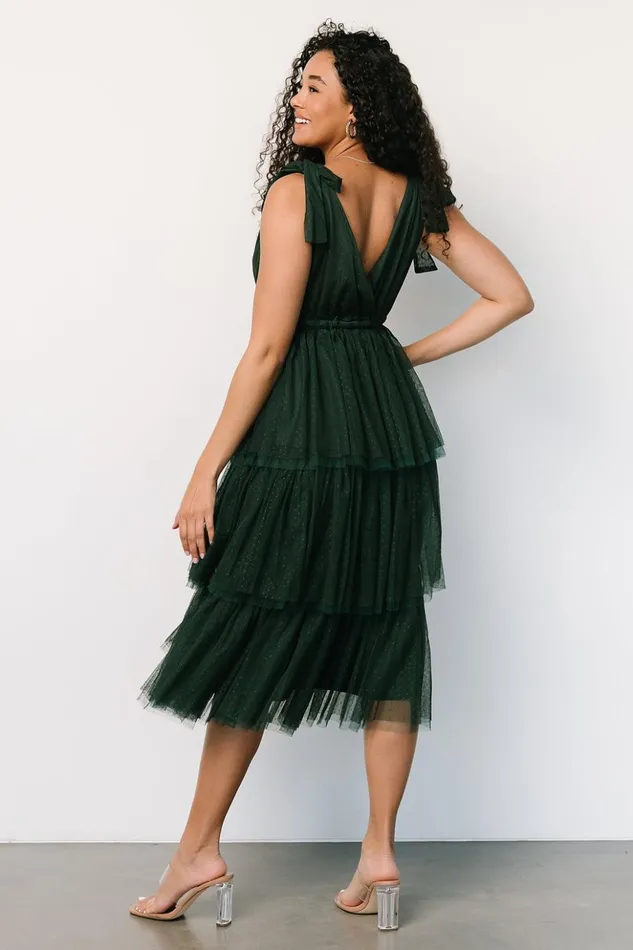 Baltic Born Tulle Styles Tessa Tiered Tulle Tank Dress Dark Green 8211 Women Baltic Born Tulle Styles Tessa Tiered Tulle Tank Dress Dark Green 8211 Women