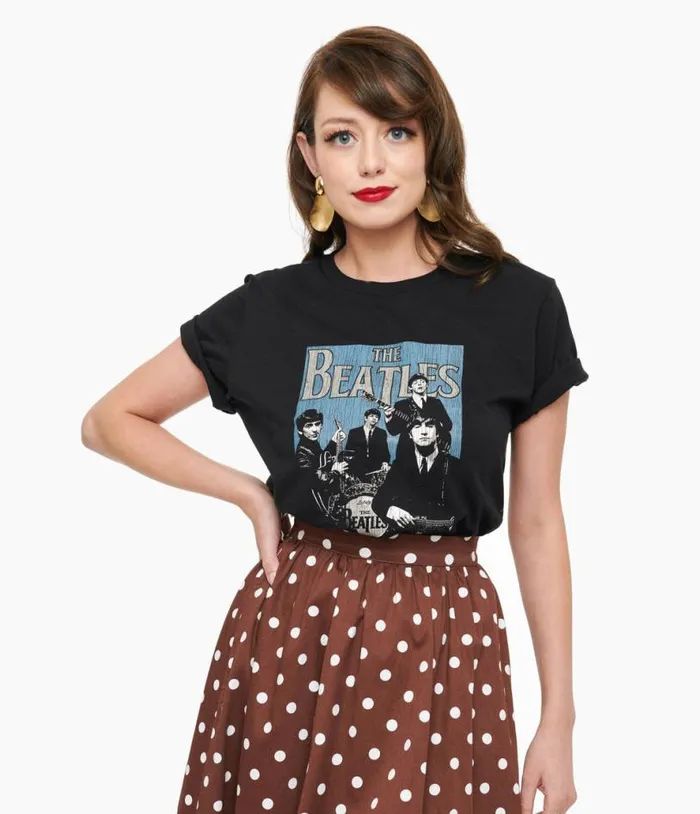 Beatles Band Fitted Cotton Graphic Tee ClothingPlus Unique Vintage Graphic Tees Beatles Band Fitted Cotton Graphic Tee ClothingPlus Unique Vintage Graphic Tees