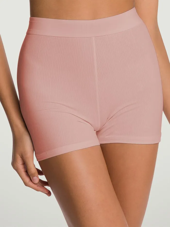Beauty Cotton Biker Shorts Powder Pink Women Wolford Panties