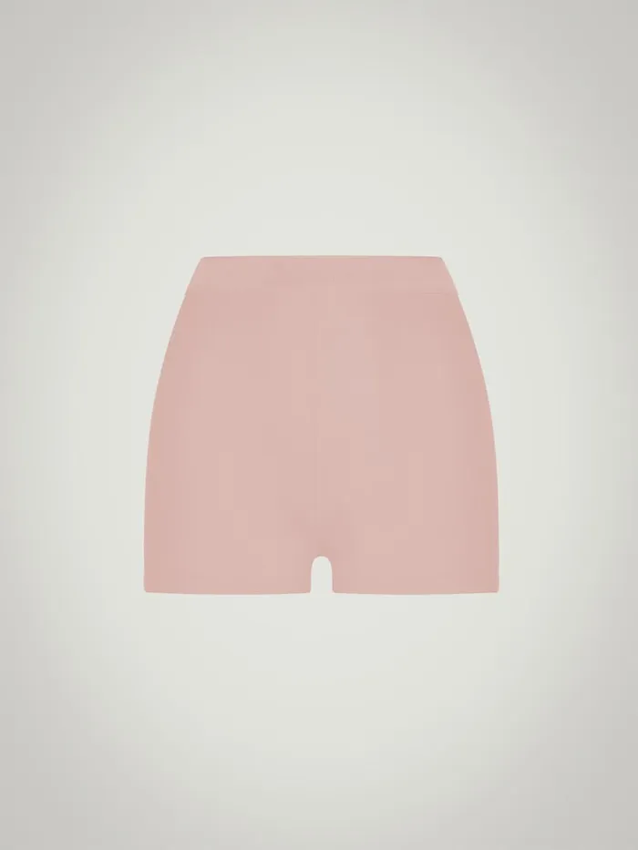 Beauty Cotton Biker Shorts Powder Pink Women Wolford Panties