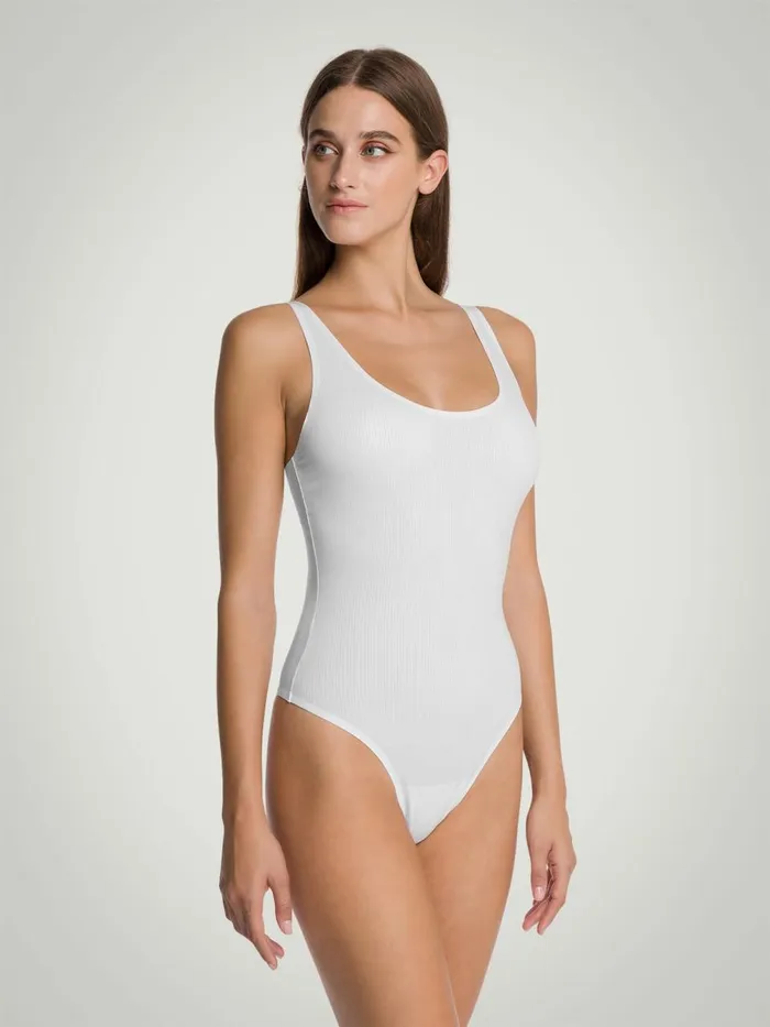 Beauty Cotton Bodysuit Pearl Women Wolford Bodysuits