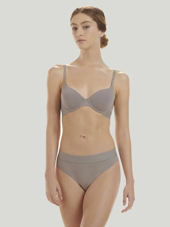 Beauty Cotton Full Cup Bra Smoke Women Wolford Bras