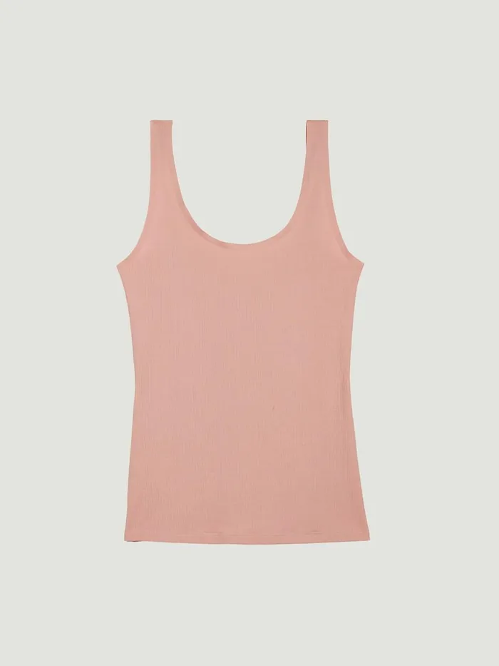 Beauty Cotton Top Powder Pink Women Wolford Tops