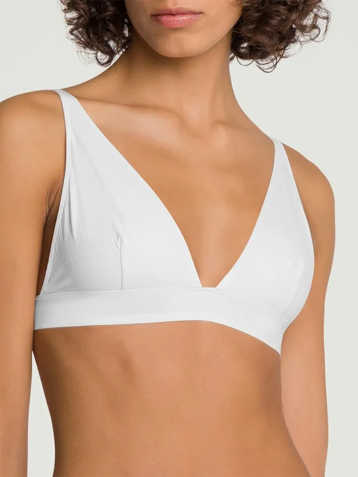 Beauty Cotton Triangle Bra Pearl Women Wolford Bras