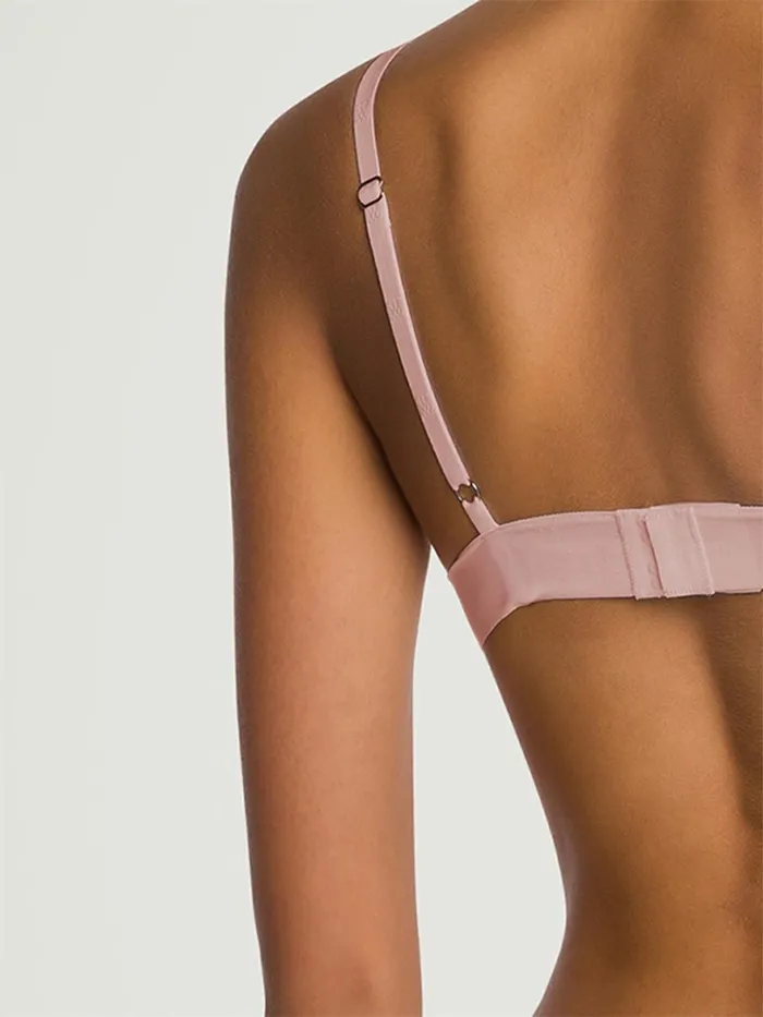 Beauty Cotton Triangle Bra Powder Pink Women Wolford Bras