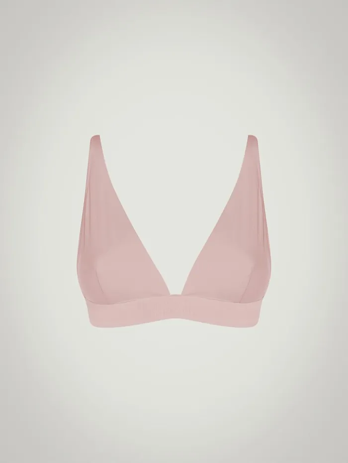 Beauty Cotton Triangle Bra Powder Pink Women Wolford Bras