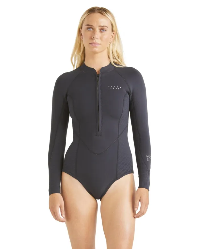 Billabong 22 Salty Dayz Long Sleeve Spring Suit Black Women Billabong Surf Capsule Billabong 22 Salty Dayz Long Sleeve Spring Suit Black Women Billabong Surf Capsule