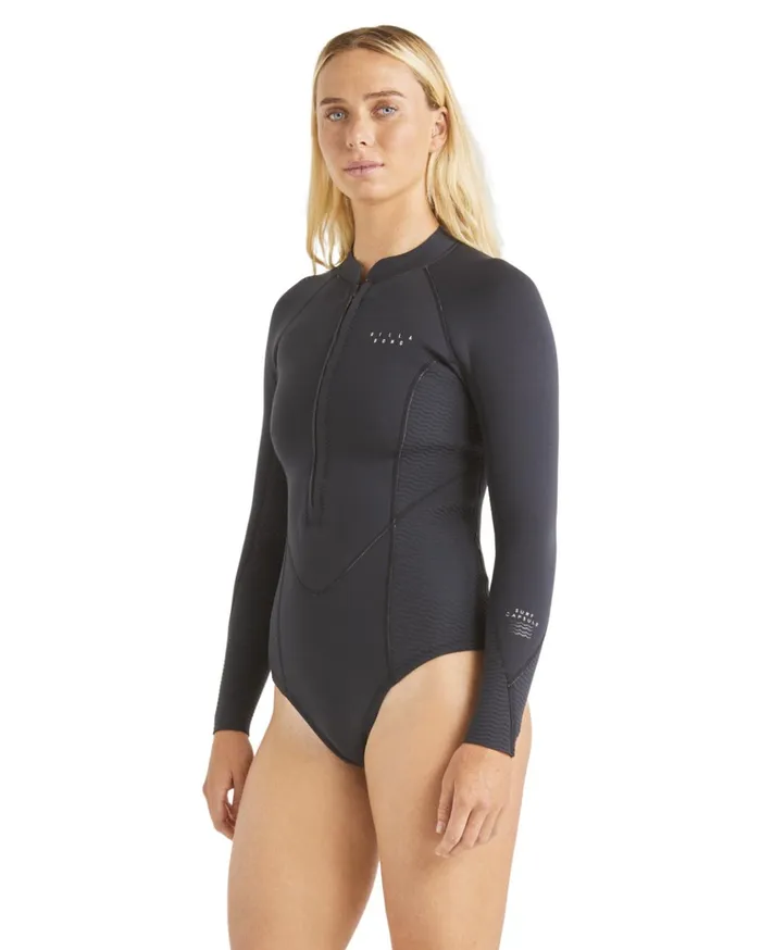 Billabong 22 Salty Dayz Long Sleeve Spring Suit Black Women Billabong Surf Capsule Billabong 22 Salty Dayz Long Sleeve Spring Suit Black Women Billabong Surf Capsule