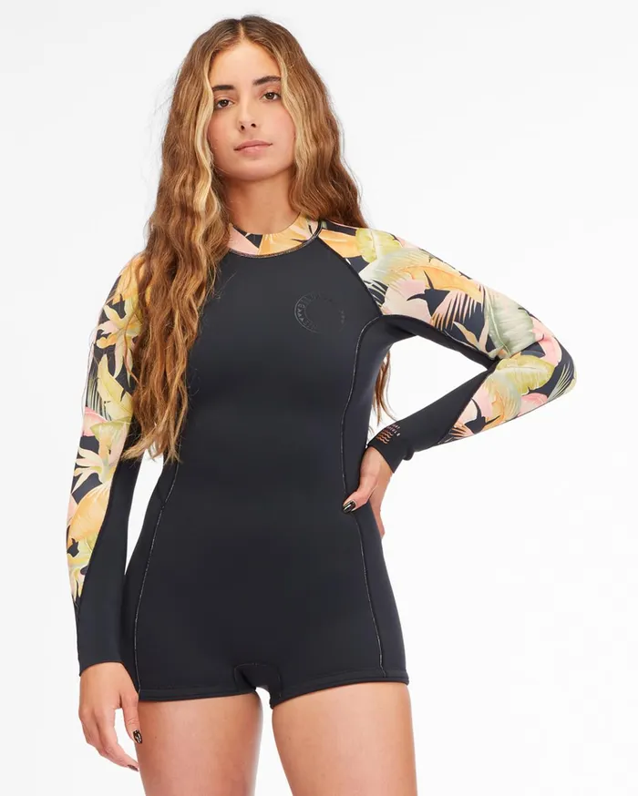 Billabong 22 Spring Fever Long Sleeve Spring Suit Jungle Night Women Billabong Surf Capsule Billabong 22 Spring Fever Long Sleeve Spring Suit Jungle Night Women Billabong Surf Capsule