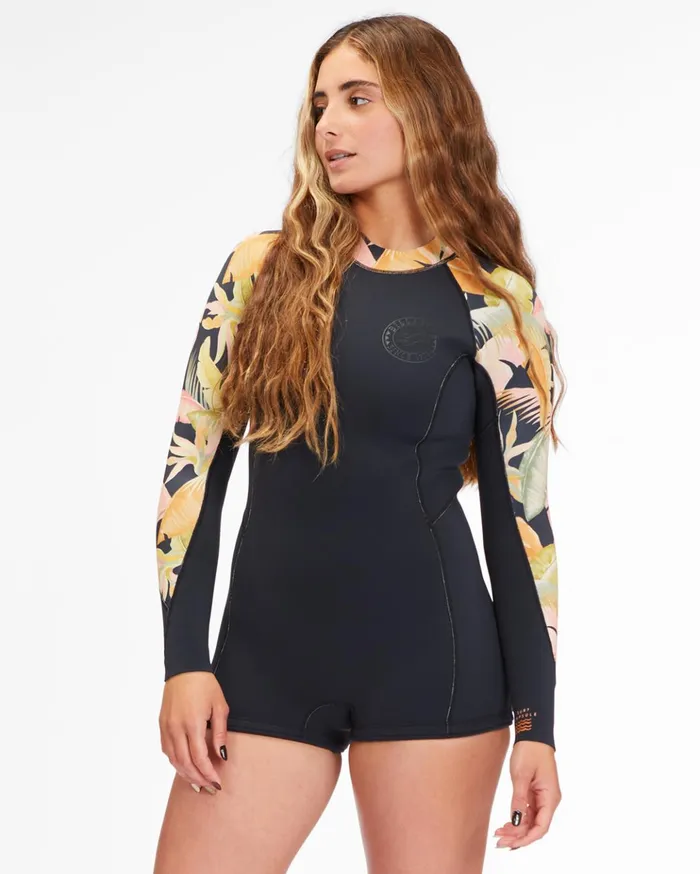 Billabong 22 Spring Fever Long Sleeve Spring Suit Jungle Night Women Billabong Surf Capsule Billabong 22 Spring Fever Long Sleeve Spring Suit Jungle Night Women Billabong Surf Capsule