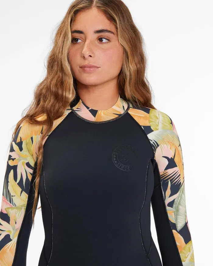 Billabong 22 Spring Fever Long Sleeve Spring Suit Jungle Night Women Billabong Surf Capsule Billabong 22 Spring Fever Long Sleeve Spring Suit Jungle Night Women Billabong Surf Capsule
