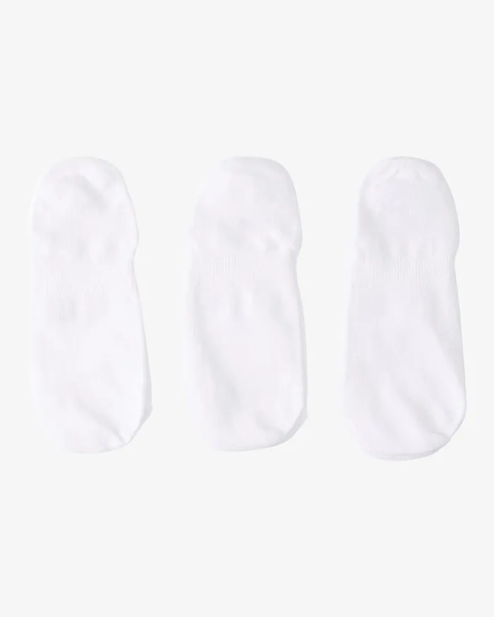 Billabong 3Pack Core NoShow Socks White Men Socks Billabong 3Pack Core NoShow Socks White Men Socks