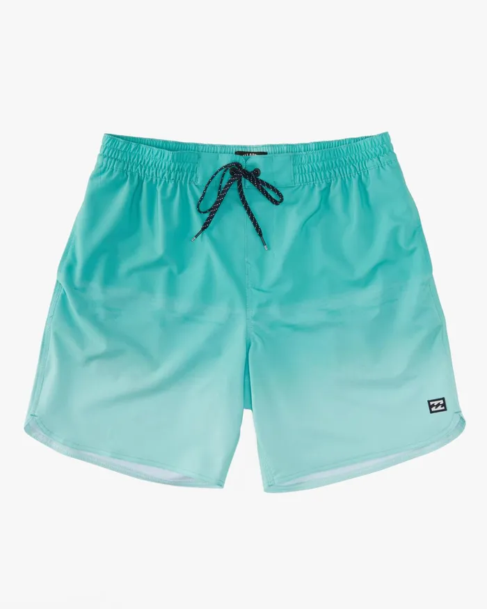 Billabong 73 Ciclo Layback 17quot Boardshorts Mint Men Elastic Waist Boardshorts