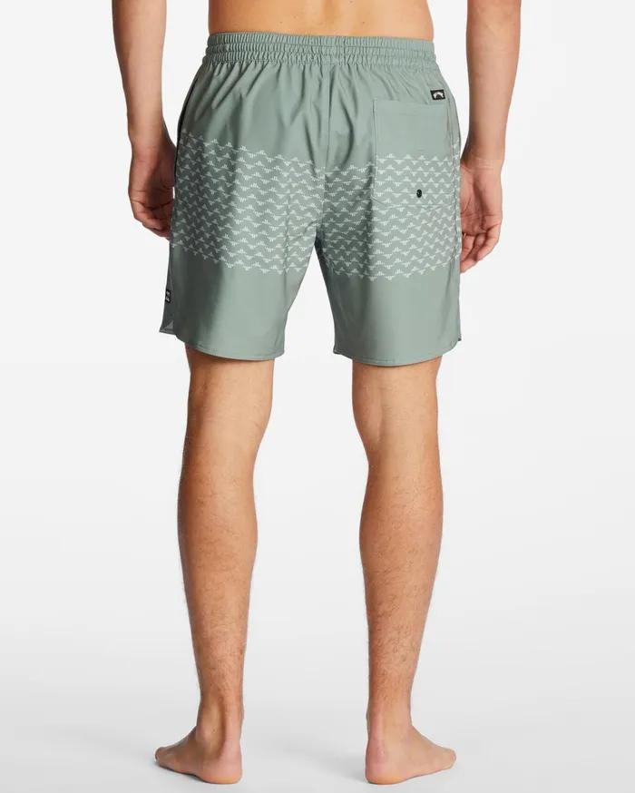 Billabong 73 Ciclo Layback 17quot Boardshorts Sage Men Elastic Waist Boardshorts Billabong 73 Ciclo Layback 17quot Boardshorts Sage Men Elastic Waist Boardshorts