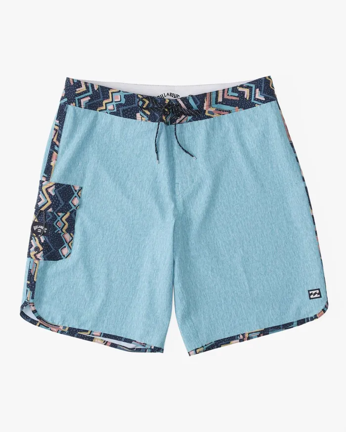 Billabong 73 Pro Boardshorts 19quot Aqua Men Performance Boardshorts