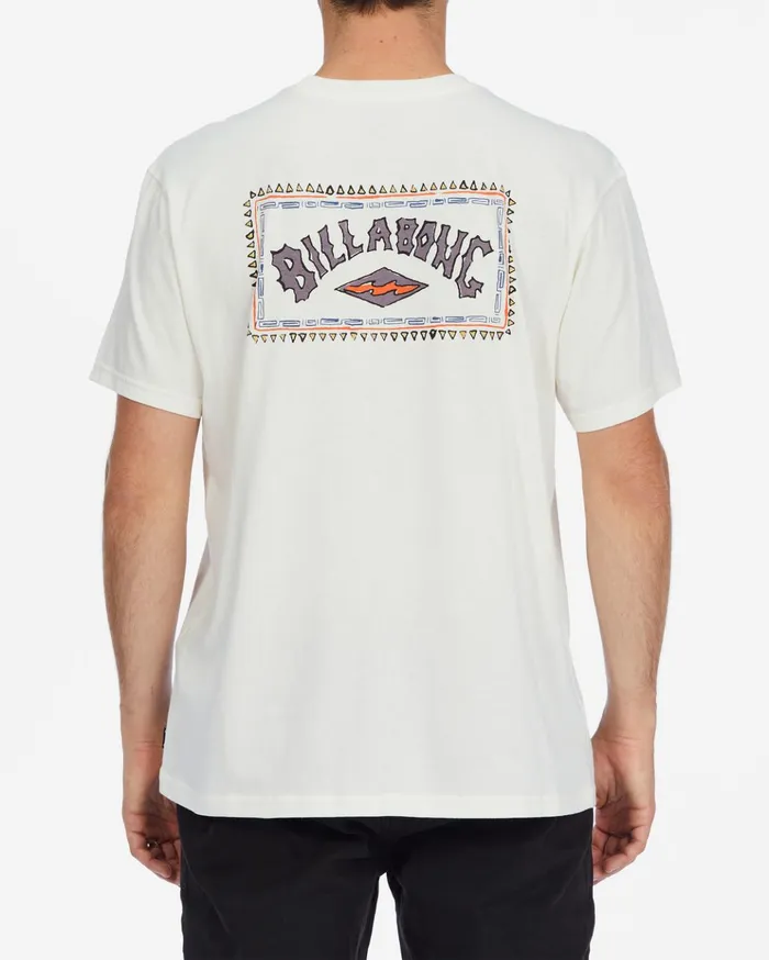 Billabong ADiv Arch Organic Short Sleeve TShirt Off White Men TShirts Billabong ADiv Arch Organic Short Sleeve TShirt Off White Men TShirts