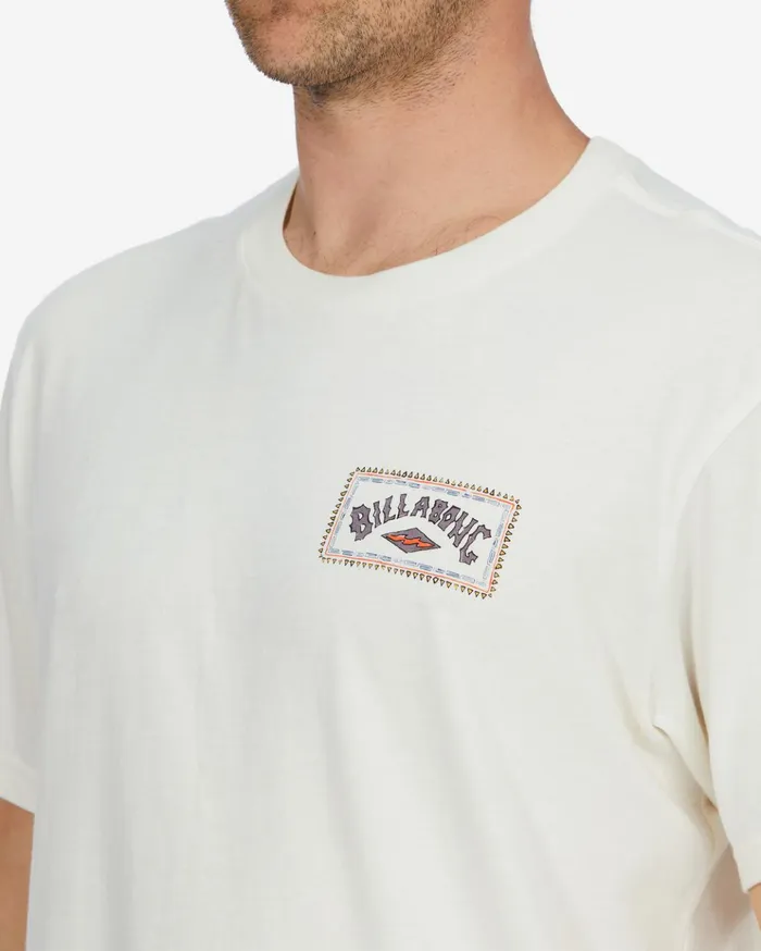 Billabong ADiv Arch Organic Short Sleeve TShirt Off White Men TShirts Billabong ADiv Arch Organic Short Sleeve TShirt Off White Men TShirts