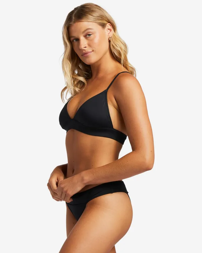 Billabong ADiv Banded Triangle Bikini Top Black Women Bikinis Billabong ADiv Banded Triangle Bikini Top Black Women Bikinis