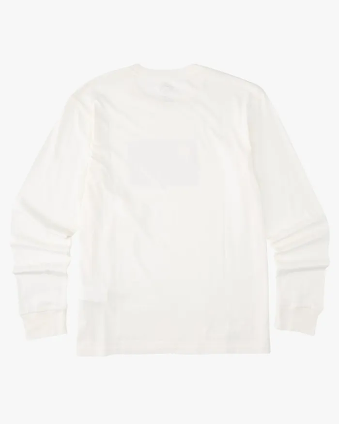 Billabong ADiv Boulder Organic Long Sleeve TShirt Off White Men TShirts Billabong ADiv Boulder Organic Long Sleeve TShirt Off White Men TShirts