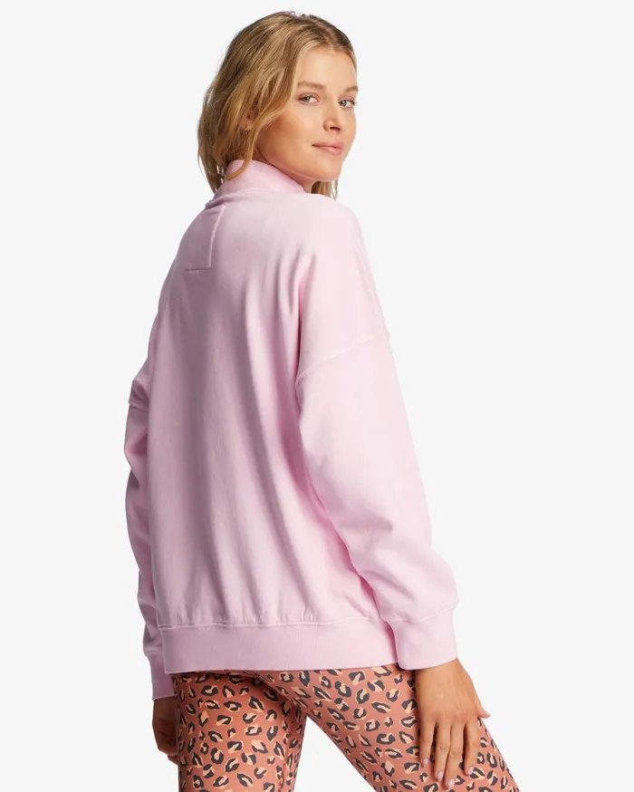 Billabong ADiv Canyon Mock Neck Sweatshirt Pink Trails Women Hoodies and Fleece Billabong ADiv Canyon Mock Neck Sweatshirt Pink Trails Women Hoodies and Fleece