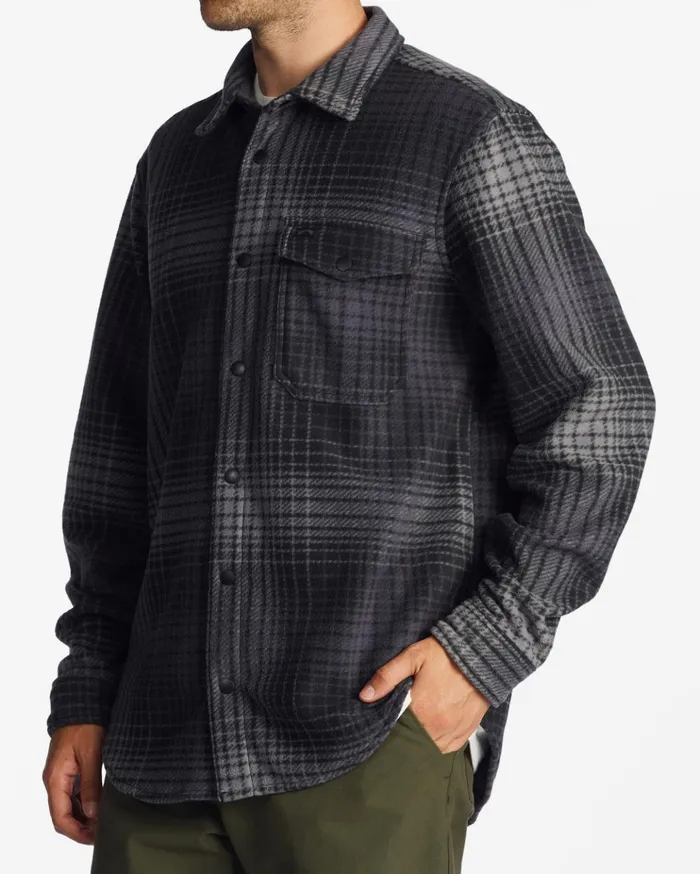 Billabong ADiv Furnace Flannel Shirt Charcoal Men Shirts Billabong ADiv Furnace Flannel Shirt Charcoal Men Shirts