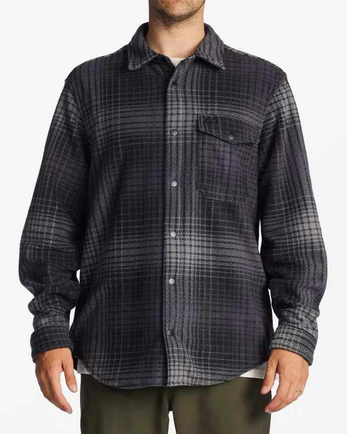 Billabong ADiv Furnace Flannel Shirt Charcoal Men Shirts Billabong ADiv Furnace Flannel Shirt Charcoal Men Shirts