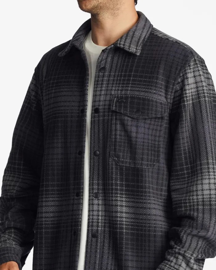 Billabong ADiv Furnace Flannel Shirt Charcoal Men Shirts Billabong ADiv Furnace Flannel Shirt Charcoal Men Shirts