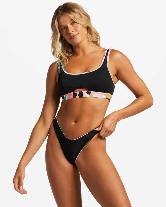 Billabong ADiv High Leg UPF 50 Bikini Bottoms Black Women Bikinis Billabong ADiv High Leg UPF 50 Bikini Bottoms Black Women Bikinis