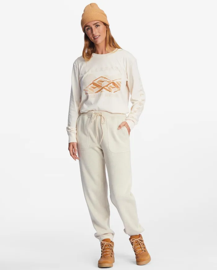 Billabong ADiv Highway Sweatpants Heather Oatmeal Women Pants