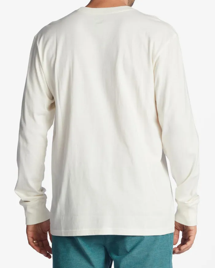 Billabong ADiv Icons Long Sleeve TShirt Off White Men TShirts Billabong ADiv Icons Long Sleeve TShirt Off White Men TShirts