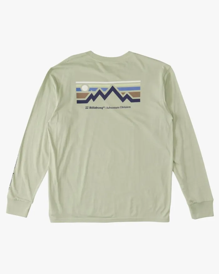 Billabong ADiv Length Long Sleeve TShirt Light Sage Men TShirts Billabong ADiv Length Long Sleeve TShirt Light Sage Men TShirts
