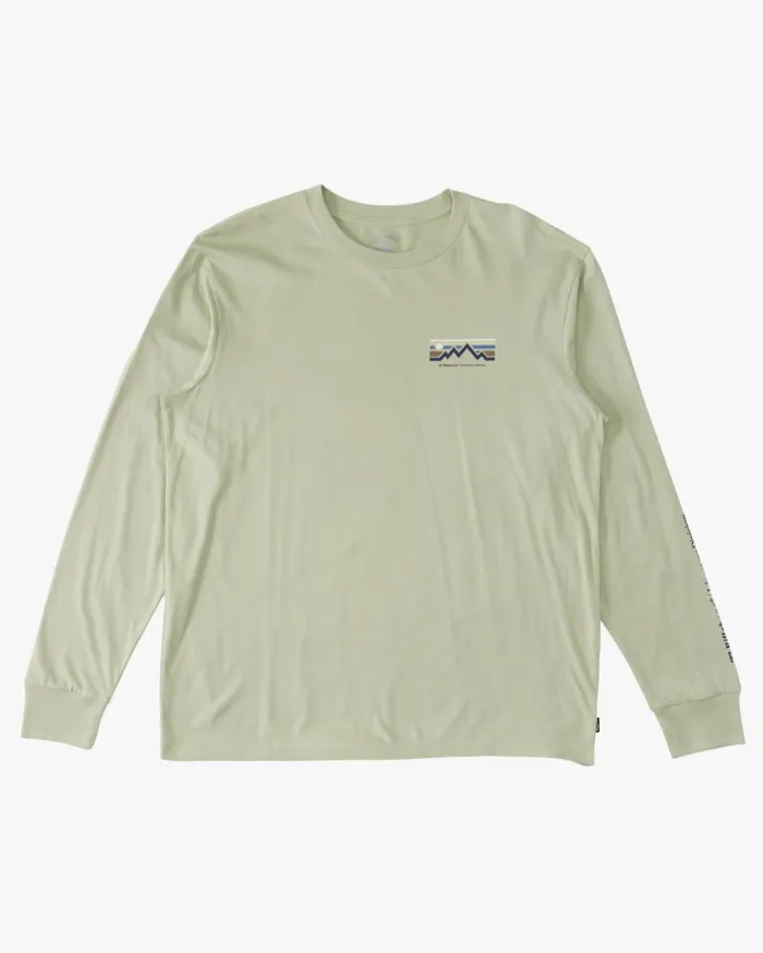 Billabong ADiv Length Long Sleeve TShirt Light Sage Men TShirts Billabong ADiv Length Long Sleeve TShirt Light Sage Men TShirts