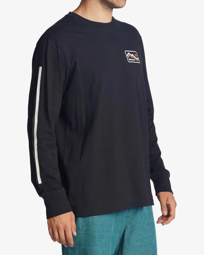Billabong ADiv Length Long Sleeve TShirt Washed Black Men TShirts Billabong ADiv Length Long Sleeve TShirt Washed Black Men TShirts