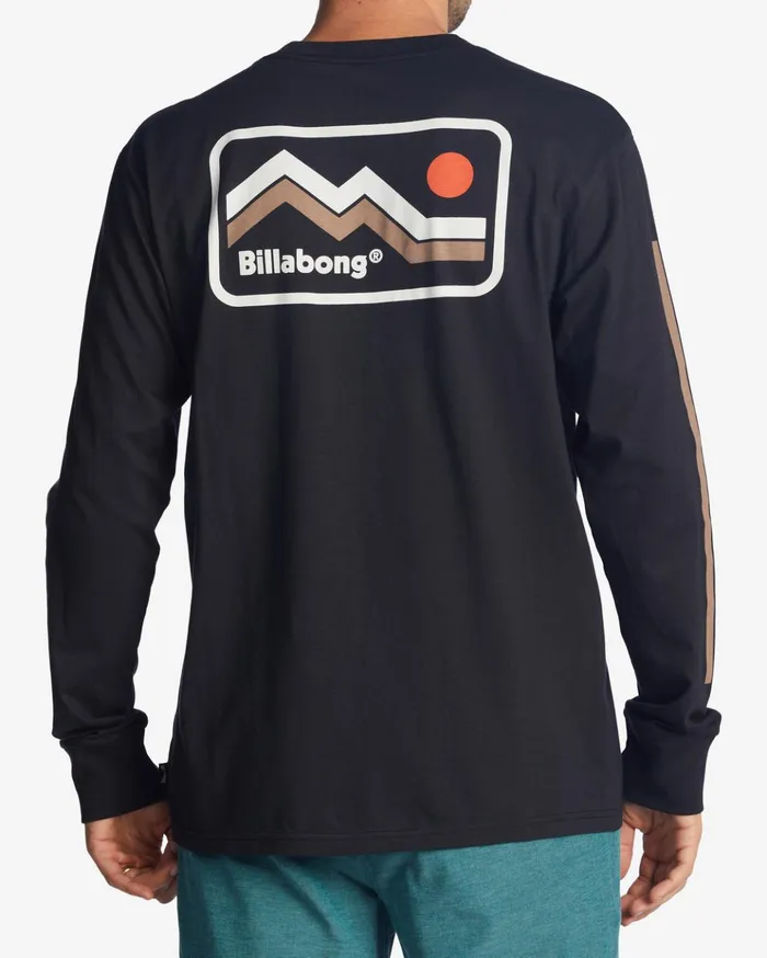 Billabong ADiv Length Long Sleeve TShirt Washed Black Men TShirts Billabong ADiv Length Long Sleeve TShirt Washed Black Men TShirts