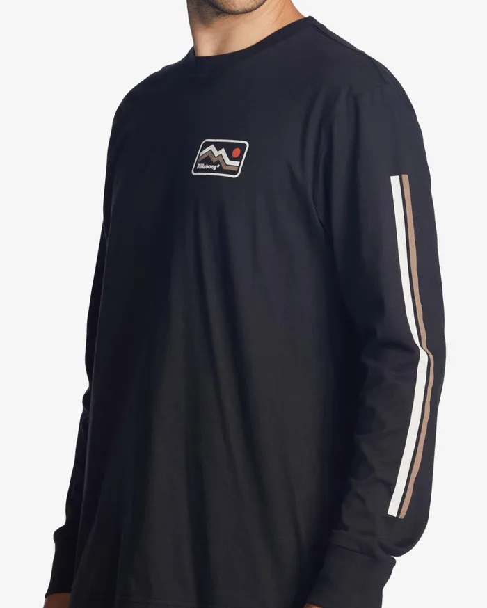 Billabong ADiv Length Long Sleeve TShirt Washed Black Men TShirts Billabong ADiv Length Long Sleeve TShirt Washed Black Men TShirts