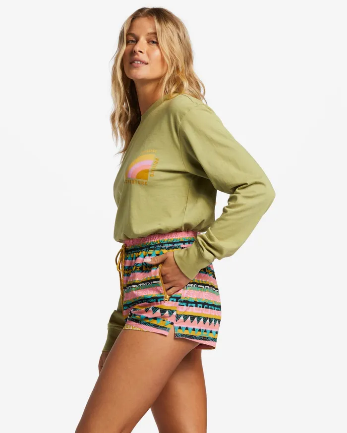 Billabong ADiv Long Sleeve TShirt Cedar Women Graphic Tees and Tanks Billabong ADiv Long Sleeve TShirt Cedar Women Graphic Tees and Tanks