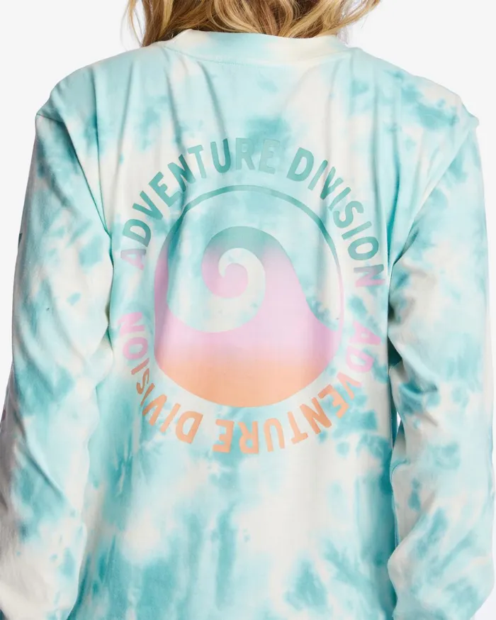 Billabong ADiv Long Sleeve TShirt Lagoon Women Graphic Tees and Tanks Billabong ADiv Long Sleeve TShirt Lagoon Women Graphic Tees and Tanks
