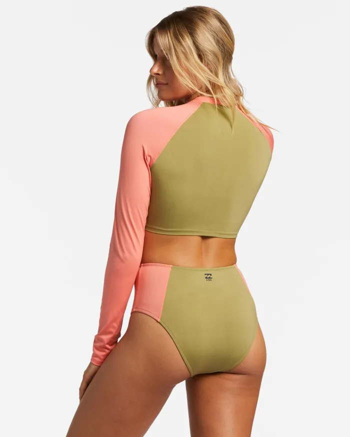 Billabong ADiv Medium UPF 50 Bikini Bottoms Cedar Women Bikini Bottoms