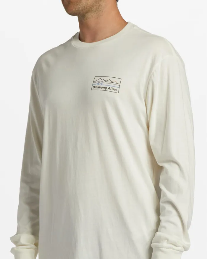 Billabong ADiv Range Long Sleeve TShirt Off White Men TShirts Billabong ADiv Range Long Sleeve TShirt Off White Men TShirts