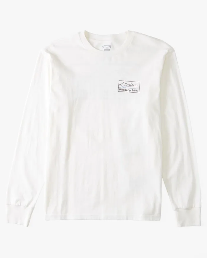 Billabong ADiv Range Long Sleeve TShirt Off White Men TShirts Billabong ADiv Range Long Sleeve TShirt Off White Men TShirts
