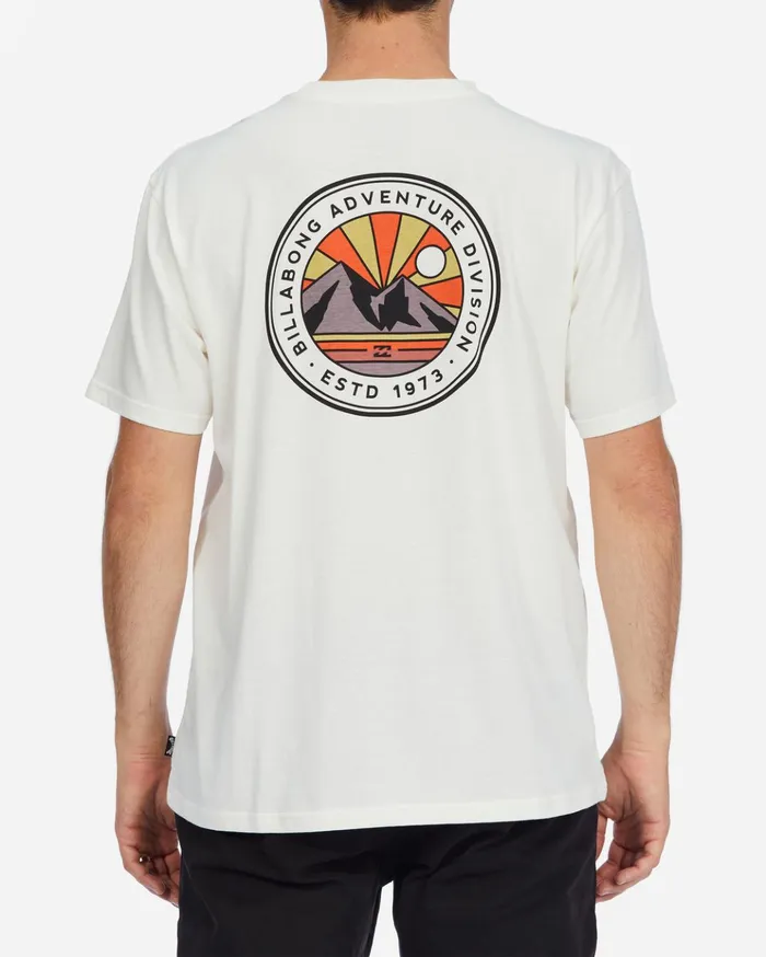 Billabong ADiv Rockies Organic Short Sleeve TShirt Off White Men TShirts Billabong ADiv Rockies Organic Short Sleeve TShirt Off White Men TShirts